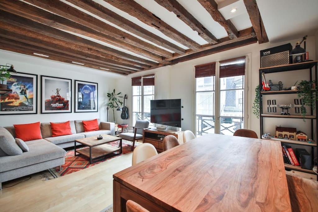 Typical Parisian Duplex#4Pers#Le Marais Apartment ภายนอก รูปภาพ